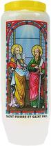 Couverture du livre « Neuvaine vitrail : saint pierre et saint paul » de  aux éditions Dg-exodif