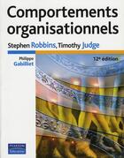 Couverture du livre « Comportements organisationnels (12e édition) » de Robbins/Judge aux éditions Pearson