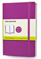 Couverture du livre « Carnet violet orchidée couverture souple poche pages blanches » de Moleskine aux éditions Moleskine Papet