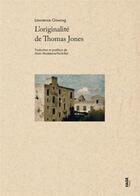 Couverture du livre « L'originalité de Thomas Jones » de Lawrence Gowing aux éditions Fage