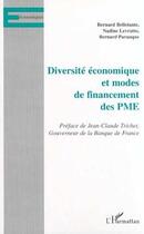 Couverture du livre « Diversite economique et modes de financement des pme » de Levratto/Paranque aux éditions Editions L'harmattan