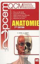 Couverture du livre « Anatomie (2e édition) » de C. Dong et A. Visier aux éditions Vernazobres Grego