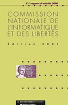 Couverture du livre « Commission nationale de l'informatique et des libertés (édition 2001) » de  aux éditions Documentation Francaise