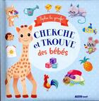 Couverture du livre « Sophie la girafe - cherche & trouve » de Marie Vanderbemden aux éditions Philippe Auzou