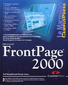 Couverture du livre « Le Macmillan Frontpage 2000 » de Neil Randall et Dennis Jones aux éditions Campuspress