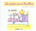 Couverture du livre « Sieste (la) » de Dufresne/Modere aux éditions Mango