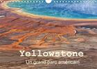 Couverture du livre « Yellowstone un grand parc americain calendrier mural 2020 din a4 horizontal - le parc national de ye » de Michel Denis aux éditions Calvendo