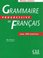 Couverture du livre « Grammaire progressive du francais niveau avance » de Boulares/Frerot aux éditions Cle International