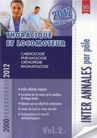 Couverture du livre « Inter annales thoracique locomoteur vol2 2000-2012 » de  aux éditions Vernazobres Grego