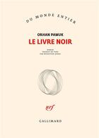 Couverture du livre « Le livre noir » de Orhan Pamuk aux éditions Gallimard