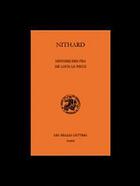 Couverture du livre « Histoire des fils de Louis le Pieux » de Nithard aux éditions Belles Lettres