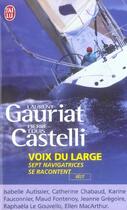 Couverture du livre « Voix du large - 7 navigatrices se racontent » de Laurent Gauriat aux éditions J'ai Lu