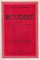 Couverture du livre « Roudine » de Ivan Tourgueneff aux éditions Nel
