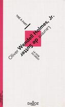 Couverture du livre « La voie du droit » de Olivier Wendell Holmes Junior aux éditions Dalloz