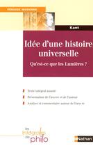 Couverture du livre « Int phil 30 idee hist univers » de Laffitte/Baraquin aux éditions Nathan