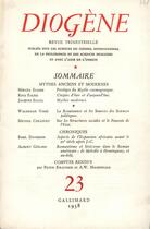 Couverture du livre « Diogene 23 » de Collectifs Gallimard aux éditions Gallimard