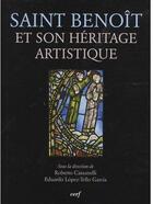 Couverture du livre « Saint Benoît et son héritage artistique » de  aux éditions Cerf