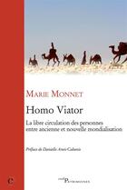 Couverture du livre « Homo viator » de Monnet Claire-Marie aux éditions Cerf