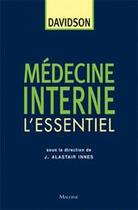 Couverture du livre « Medecine interne : l'essentiel » de J. Alastair Innes aux éditions Maloine