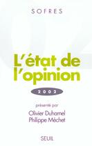 Couverture du livre « L'etat de l'opinion (2002) » de Tns Sofres aux éditions Seuil