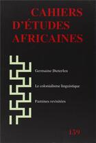 Couverture du livre « Cahiers d'études africaines T.159 » de  aux éditions Ehess