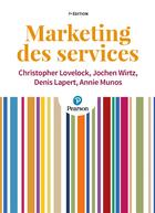 Couverture du livre « Marketing des services 7e » de Lovelock/Wirtz aux éditions Pearson