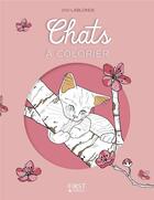 Couverture du livre « Chats à colorier » de Vivi Lablonde aux éditions First
