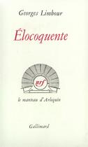 Couverture du livre « Elocoquente » de Georges Limbour aux éditions Gallimard
