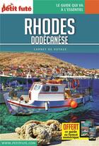 Couverture du livre « GUIDE PETIT FUTE ; CARNETS DE VOYAGE : Rhodes, Dodécanèse (édition 2020) » de Collectif Petit Fute aux éditions Le Petit Fute