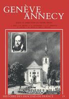 Couverture du livre « Genève ; Annecy » de Henri Baud aux éditions Beauchesne Editeur