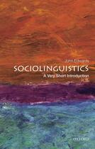 Couverture du livre « Sociolinguistics: A Very Short Introduction » de John Edwards aux éditions Oxford University Press Usa