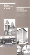 Couverture du livre « Buffalo architecture : a guide » de Reyner Banham aux éditions Mit Press