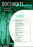 Couverture du livre « Les institutions des Etats-Unis » de  aux éditions Documentation Francaise