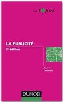 Couverture du livre « La publicité (3e éditon) » de Daniel Caumont aux éditions Dunod