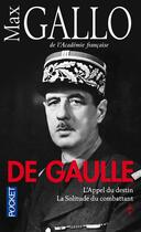 Couverture du livre « De Gaulle t.1 et t.2 » de Max Gallo aux éditions Pocket