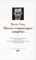 Couverture du livre « Oeuvres romanesques complètes t.2 » de Boris Vian aux éditions Gallimard