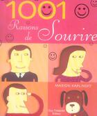 Couverture du livre « 1001 raisons de sourire » de Kaplinski Marion aux éditions Guy Trédaniel