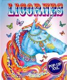 Couverture du livre « Pop-up XXL : licornes » de David Hawcock et Margherita Borin aux éditions Nuinui Jeunesse