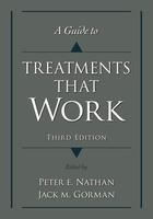 Couverture du livre « A Guide to Treatments that Work » de Gorman Jack M aux éditions Oxford University Press Usa