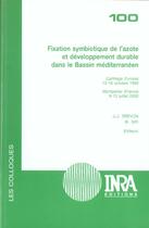 Couverture du livre « Fixation symbiotique de l'azote et develloppement durable dans le bassin mediterranéen » de J. J. Drevon aux éditions Quae