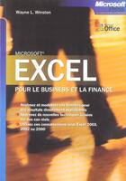 Couverture du livre « Excel pour le business et la finance » de Winston Wayne L. aux éditions Dunod