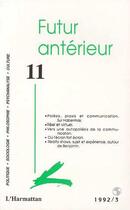 Couverture du livre « Futur anterieur 11 - vol11 » de  aux éditions L'harmattan