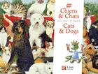 Couverture du livre « Chiens & chats / cats & dogs » de Guillaume Trannoy et Helene Le Heno aux éditions Leon Art Stories
