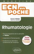 Couverture du livre « Rhumatologie » de Lebreton/Leconte aux éditions Ellipses