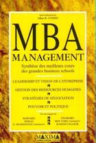 Couverture du livre « MBA management : synthèse des meilleurs cours des grandes business schools » de Allan R. Cohen aux éditions Maxima