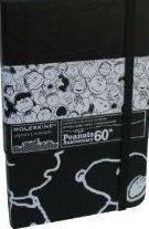 Couverture du livre « Peanuts 60e anniv. carnet blanc poche rigide noir » de Moleskine aux éditions Moleskine Papet