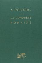 Couverture du livre « La conquête romaine » de A Piganiol aux éditions Puf