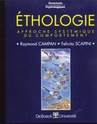 Couverture du livre « Ethologie approche systemique du comportement » de Campan aux éditions De Boeck