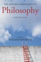 Couverture du livre « The Oxford Companion to Philosophy » de Ted Honderich aux éditions Editions Racine