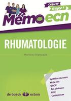 Couverture du livre « Rhumatologie » de Madeleine Cherruault aux éditions Estem